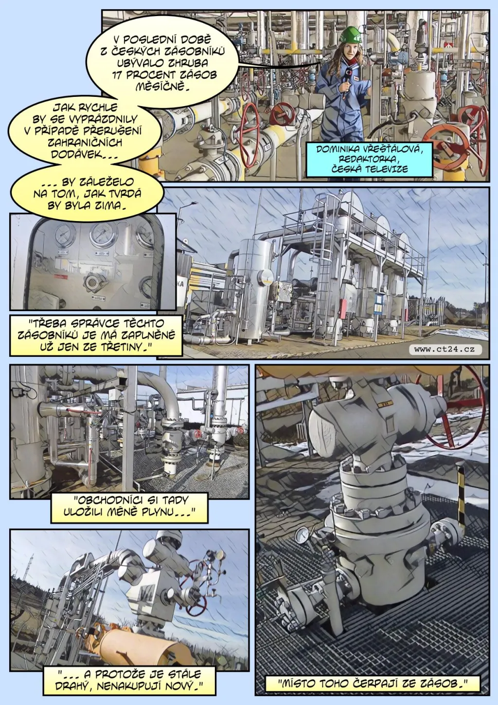 Ubývá zemního plynu