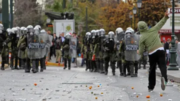 Řecká policie se střetla s demonstranty