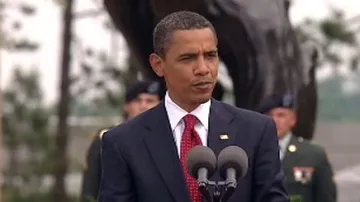 Barack Obama na oslavách 65. výročí vylodění spojenců v Normandii