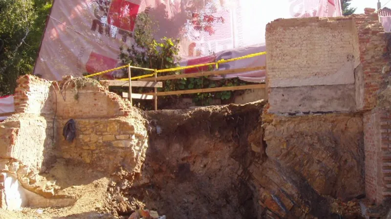 Parcela po demolici vily Blanky Matragi