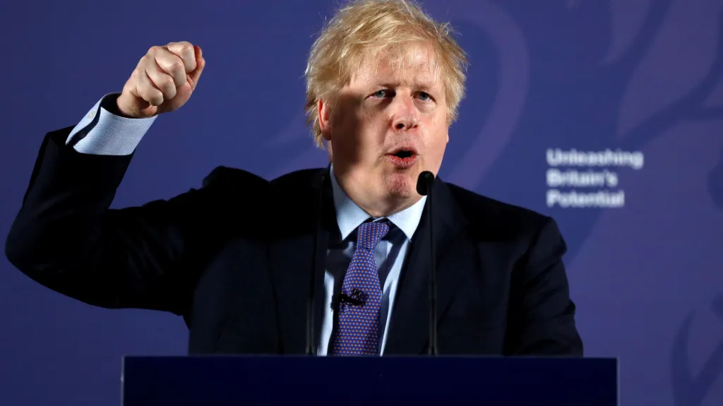 Johnson při prezentaci svých představ o obchodních vztazích s EU