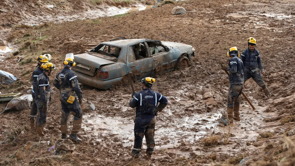 Bleskové povodně v Jordánsku