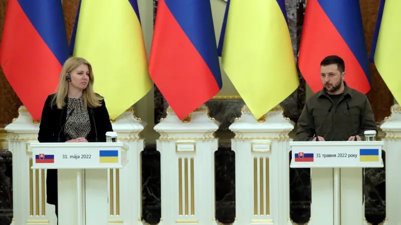 Čaputová a Zelenskyj v Kyjevě