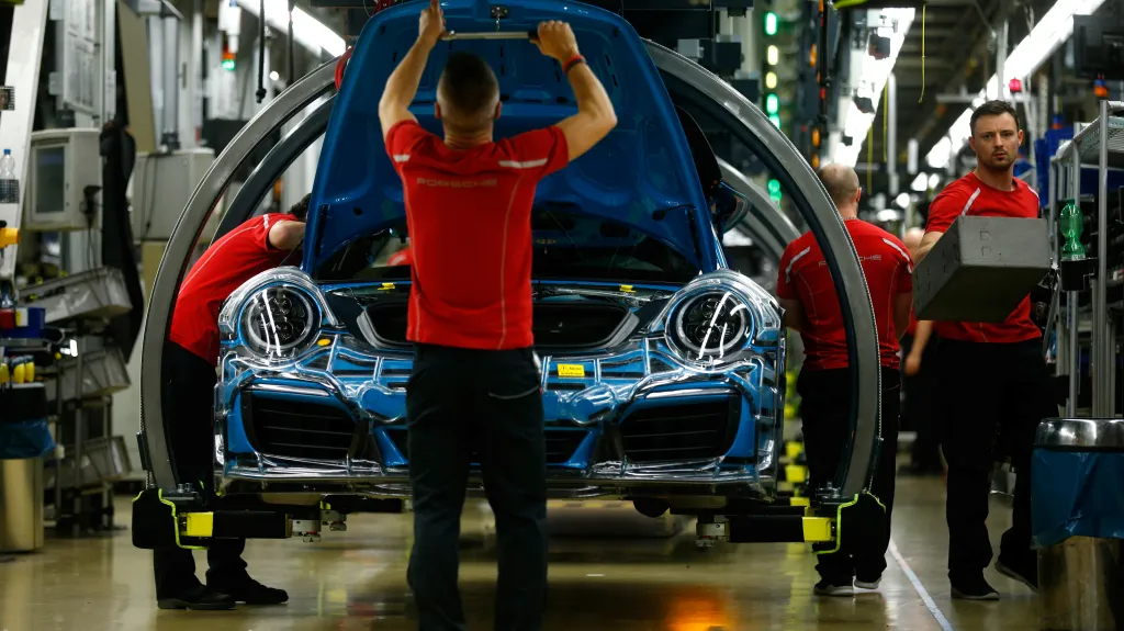 Továrna Porsche v Německu