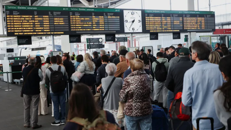 Situace ve španělské Valencii den po výpadku proudu