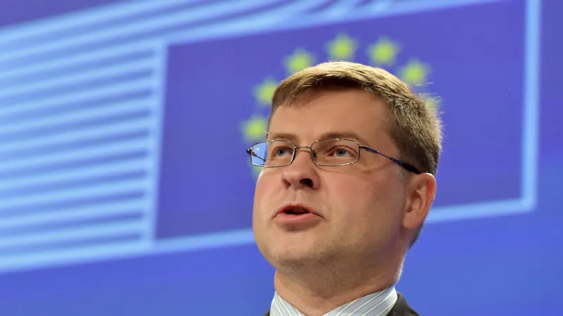 Místopředseda Evropské komise Valdis Dombrovskis