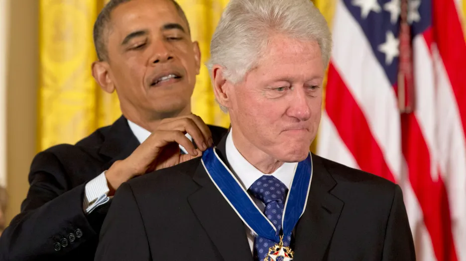 Medaile svobody pro Billa Clintona