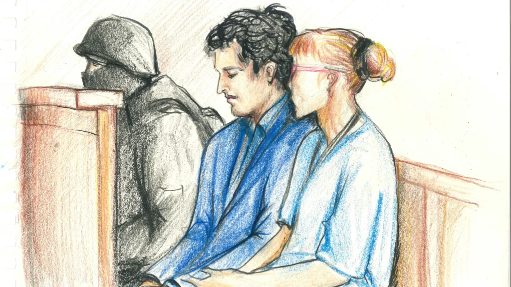 Kevin Dahlgren při jednání soudu v Brně