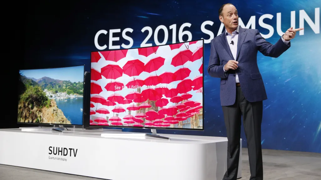 Televize Samsung na veletrhu CES 2016