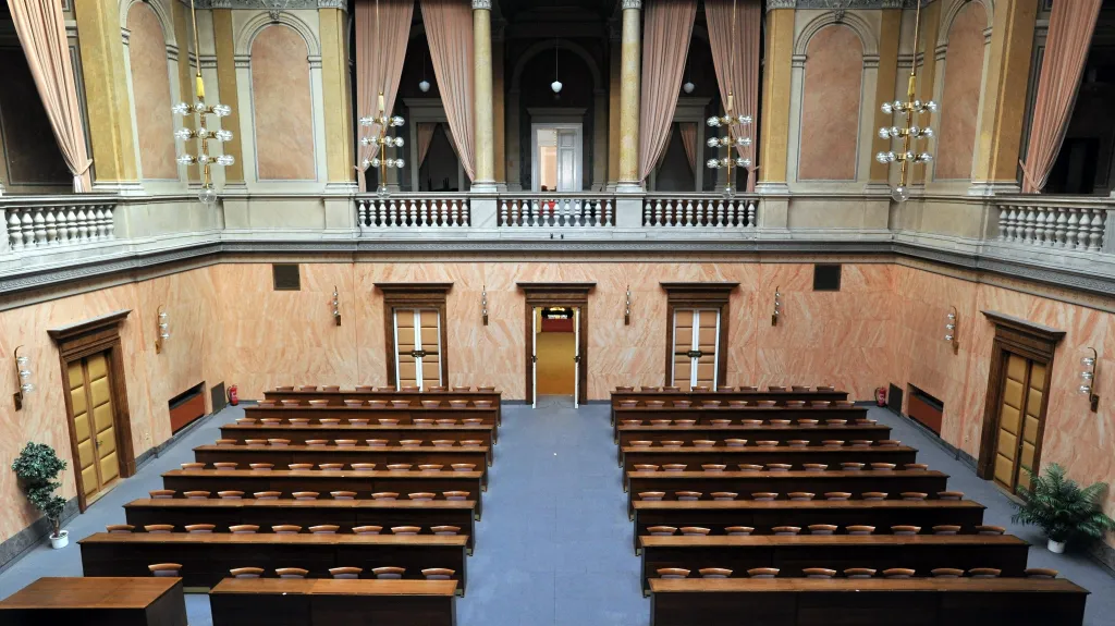 Sněmovní sál Ústavního soudu