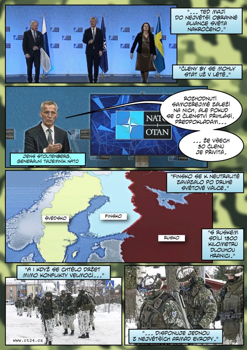 Finsko a Švédsko se v létě připojí k NATO, uvádí The Times