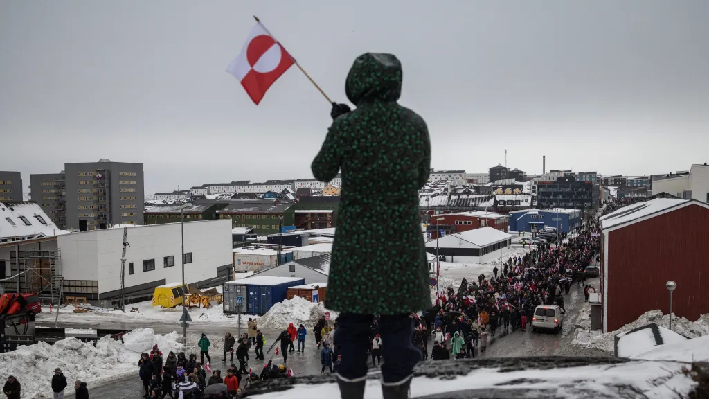 Protesty v hlavním městě Grónska Nuuk