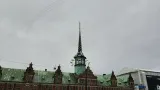Střecha a věž kodaňské burzy