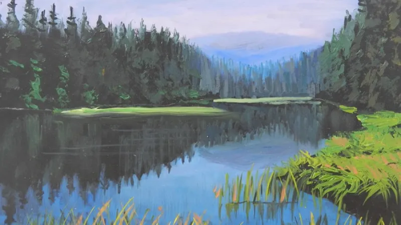 Vlastimil Týma - Šumavské jezero