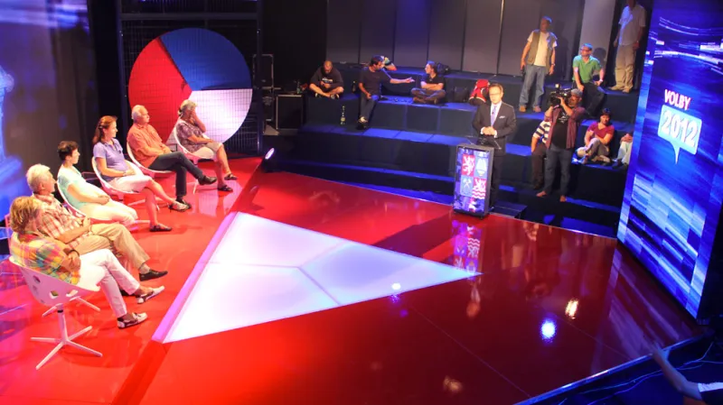 Příprava volebního studia