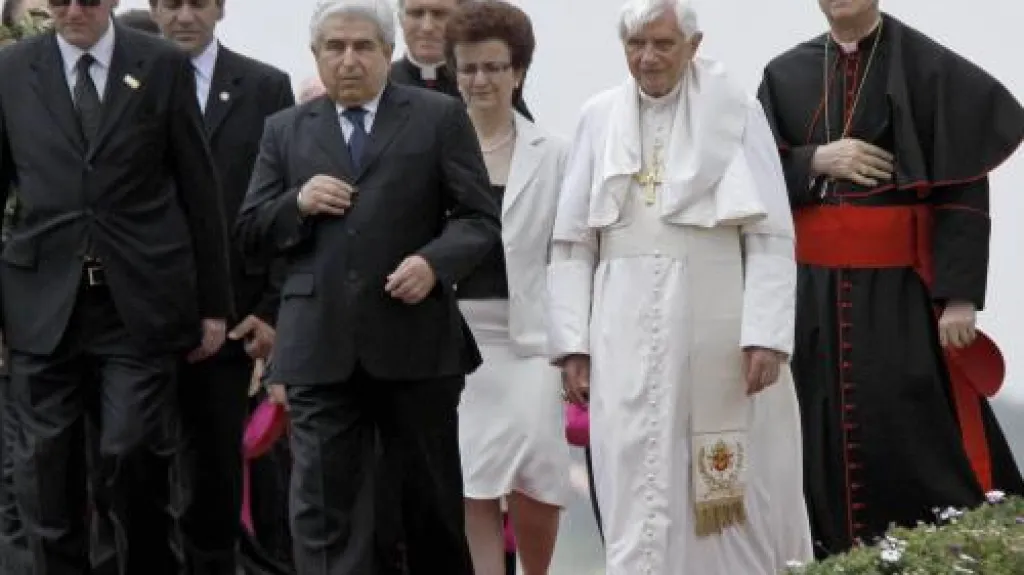 Papež Benedikt XVI. na Kypru