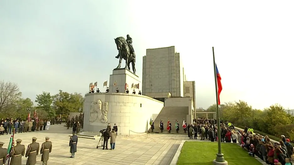 Ceremoniál na Vítkově k 96. výročí vzniku ČSR