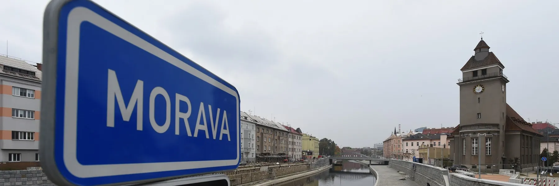 Mapa ukazuje, kam až by v Olomouci dosáhla dvacetiletá povodeň