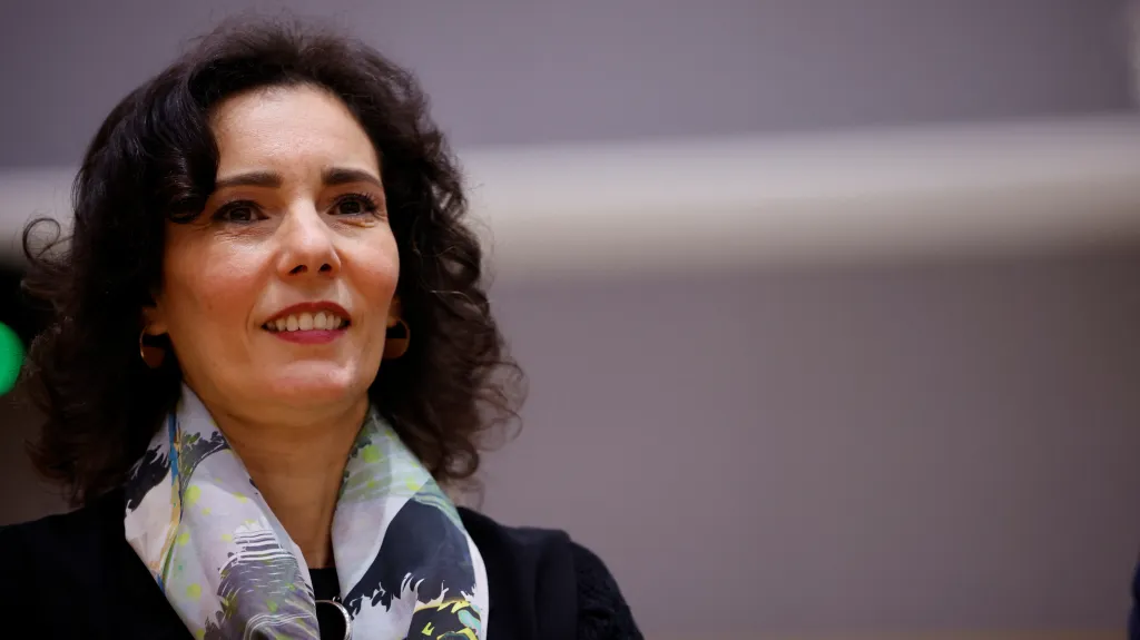 Belgická ministryně zahraničí Hadja Lahbibová