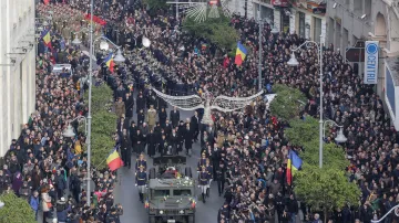 Pohřeb rumunského krále Michala I.
