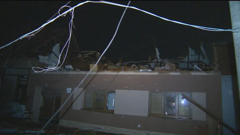 Následky tornáda v Lužicích