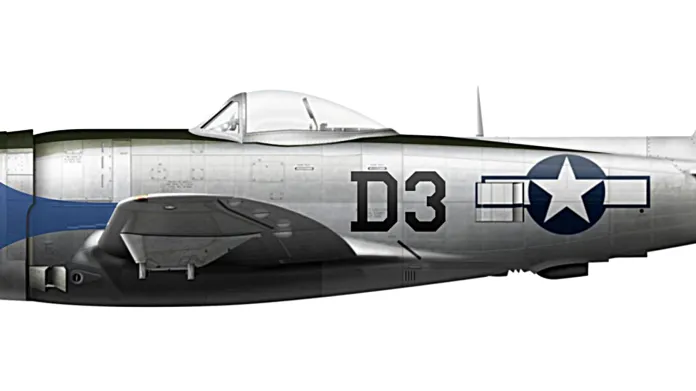 Thunderbolt P-47D 44-20222 s nímž letěl John H. Banks