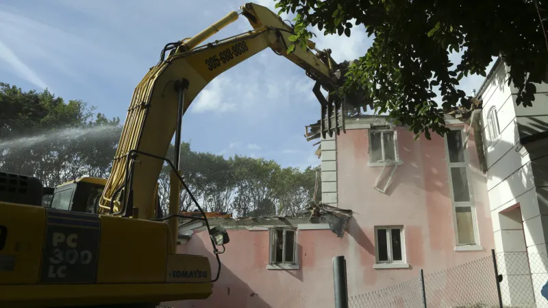 Demolice Escobarova sídla v Miami