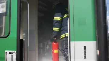 Zásah hasičů