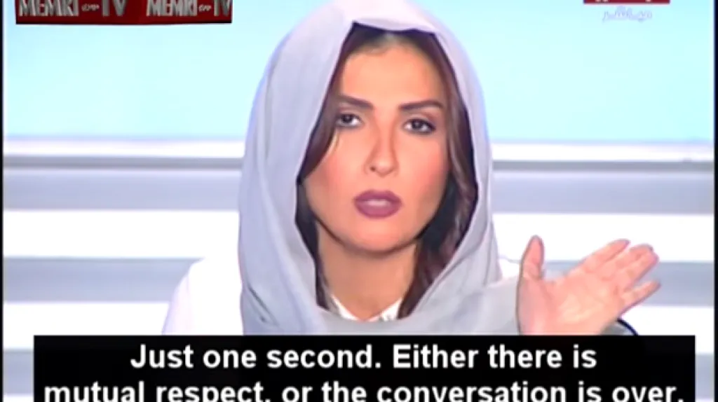 Libanonská moderátorka Rima Karaki