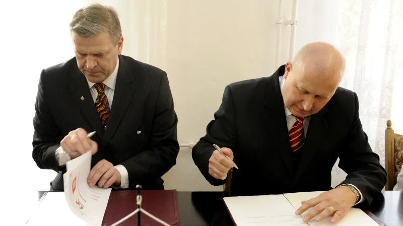 Arno Fišera s Oldřichem Bubeníčkem