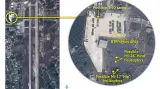 Satelitní snímky letecké základny v Latakíji