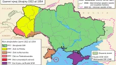 Územní vývoj Ukrajiny 1922 až 1954