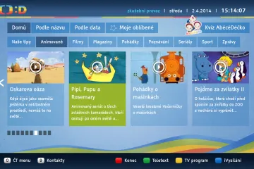 Novinky v nabídce HbbTV České televize myslí i na děti
