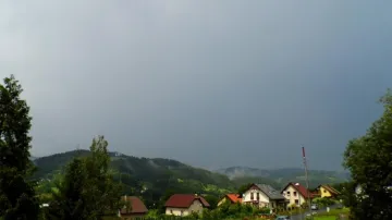 Bouřka v Halenkově