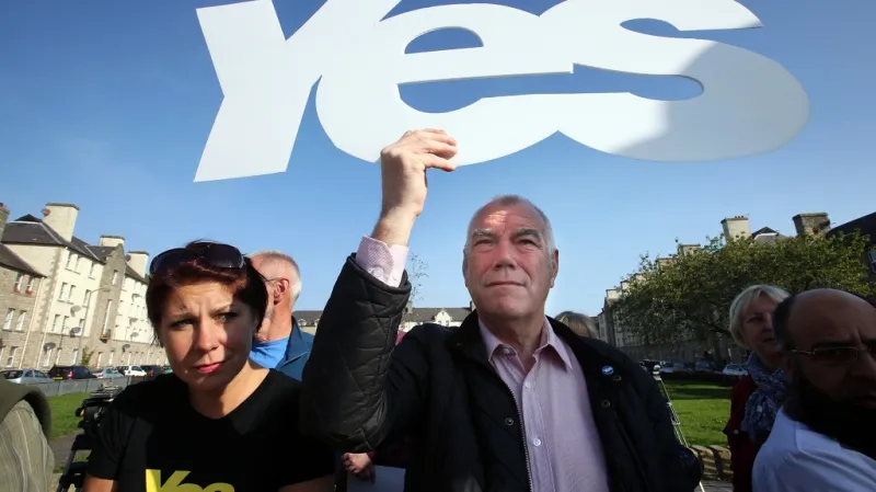 Příznivci skotské nezávislosti