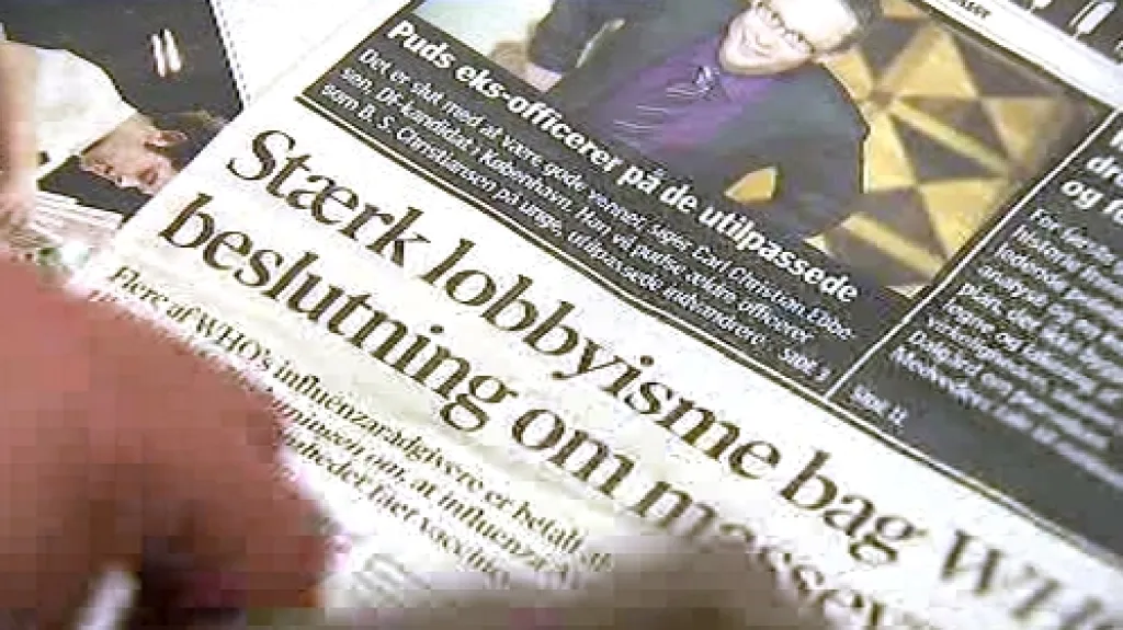 Dánský tisk o lobbistech ve WHO