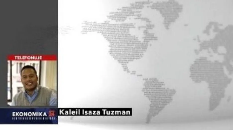 Kaleil Isaza Tuzman v Ekonomice ČT24