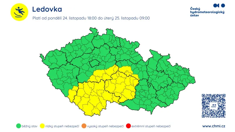 Výstraha před ledovkou
