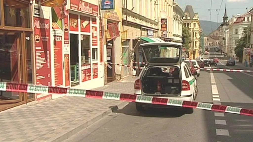 Policie zasahovala v centru Teplic