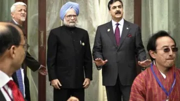 Manmóhan Singh a Júsuf Ráza Gílání