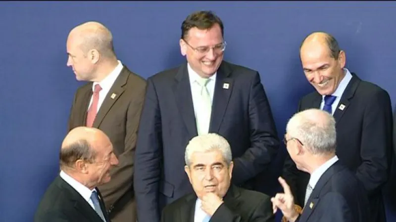 Premiér Nečas po summitu EU