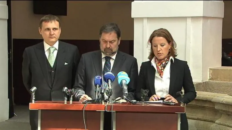 Tisková konference Věcí veřejných