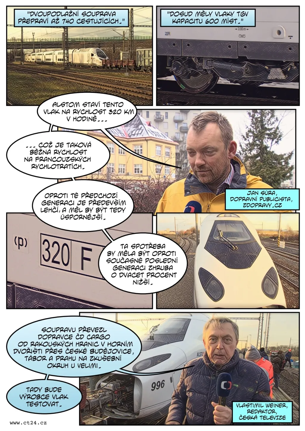 Na českém okruhu se bude testovat nejnovější TGV
