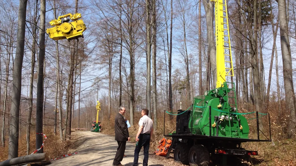 Moderní lesní lanovka funguje i v Kolumbii