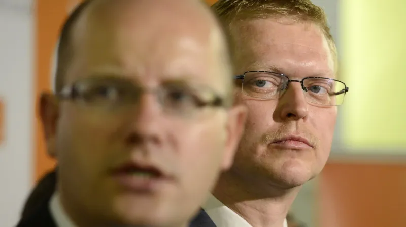 Bohuslav Sobotka a Pavel Bělobrádek