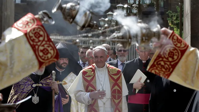 Papež František v Arménii