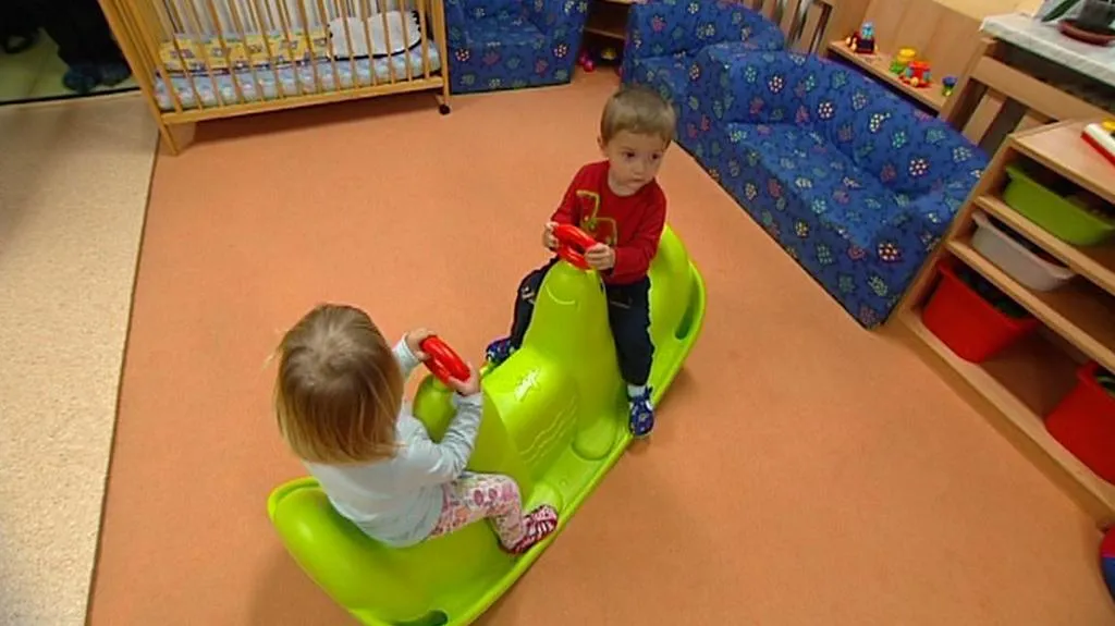Děti v karvinských jeslích