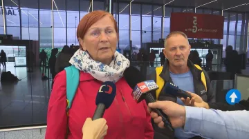 Turisté vracející se z Ománu