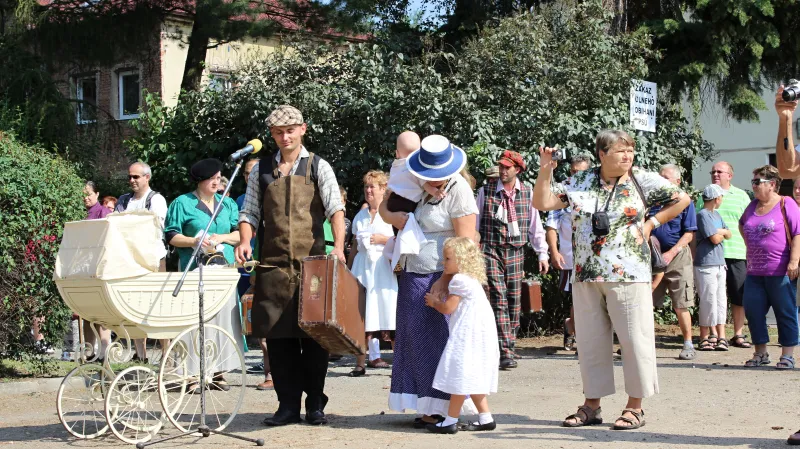 Rekonstrukce odchodu vojáků do války - Mnichovo Hradiště