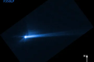 Sonda DART nárazem do Dimorphosu vyvrhla částice, mohou se dostat k Zemi
